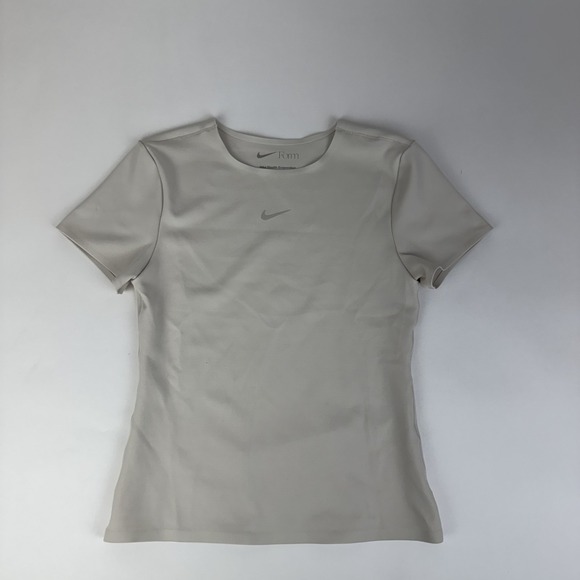 Nike Pants - New Womens Nike Form Ivory Athletic Gym Short Sleeve T-Shirt Size XSmall NWT